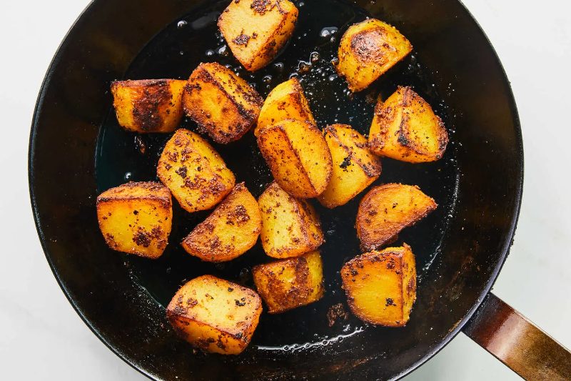 Spicy Curried Potatoes